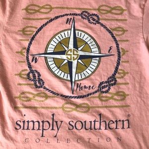 Simply southern peach t-shirt